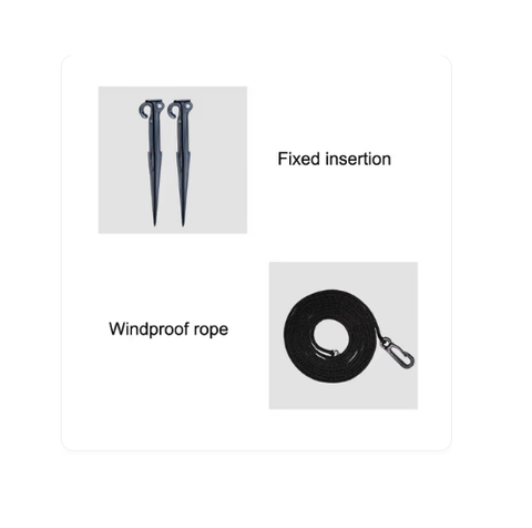 Christmas Inflatable Santa Claus on Sleigh with Two Reindeer & Gift Box Airblown Yard Decorations - LED Lights Blow Up Inflatables Decoration for Christmas Outdoor Yard Garden Home Family