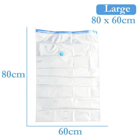 10/12 pcs 80cmx60cm Vacuum Storage Bags Space Saver Seal Compressing Large