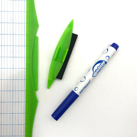 Anti-shatter Keyroad Kids Double Face Whiteboard Marker Eraser