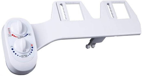 Bidet Toilet Attachment Hot/Cold Water "Dual Nozzle"