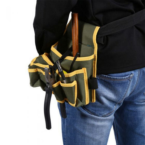 Electrician Waist Pocket Belt Tool Pouch Bag Canvas Hardware Toolkit Holder Bags