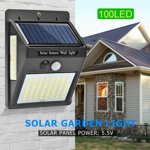 100LED Patio Wall Lights Solar