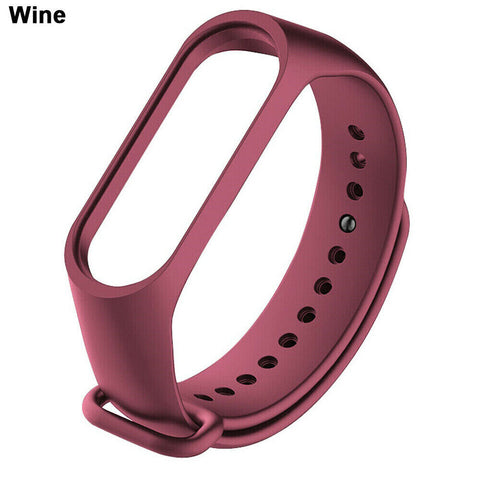 For Xiaomi Mi Band 4 3 Silicone Wrist Strap Replacement Smart Watchband Bracelet