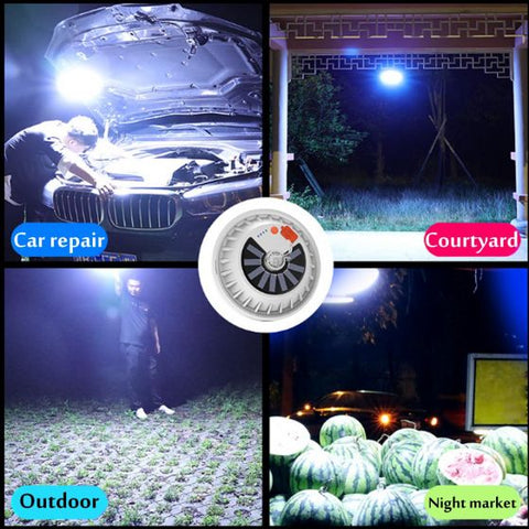 100W 120LED Solar with Remote Controller Portable Outdoor Camping Emergency Lamp USB Rechargeable Hook Light