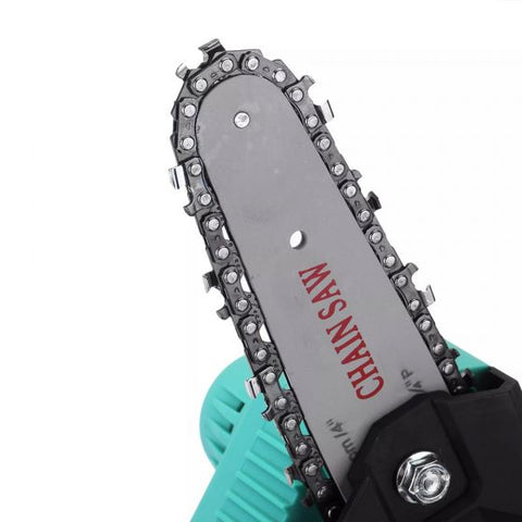 Electric Pruning Saw, Rechargeable Portable Electric Saw One-Hand Lightweight Pruning Shears Chainsaw for Garden Tree Branch Logging Cutting